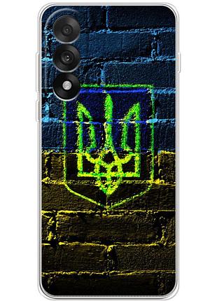 Чохол силіконовий з картинкою на oneplus ace 5 ultra (патріотичний, герб україни)