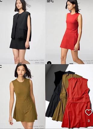 Платье active uniqlo с шортами 3