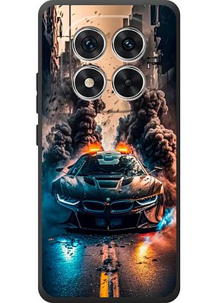 Чохол силіконовий з картинкою на xiaomi redmi note 15 pro 4g (машина bmw i8)