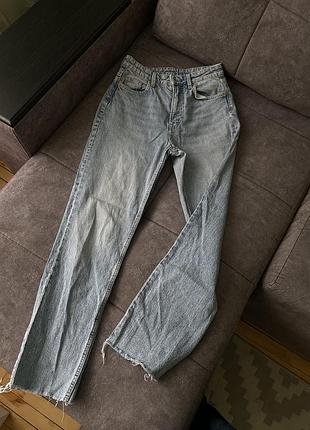 Джинси straight h&m
