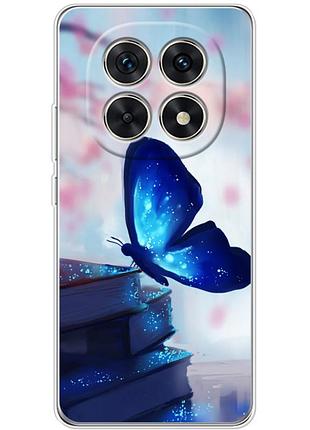 Чехол силиконовый с картинкой на xiaomi redmi note 15 5g (бабочка)