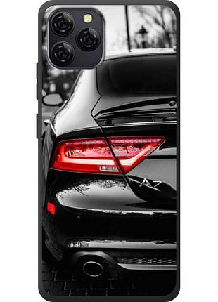 Чехол силиконовый с картинкой на blackview a95 (машина, audi a7)