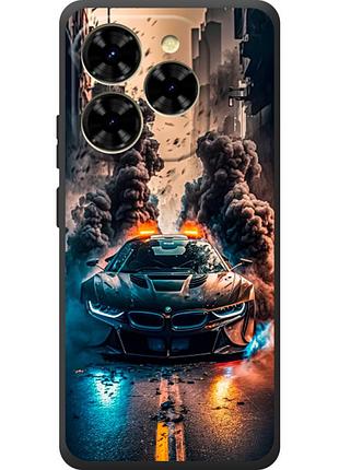 Чохол силіконовий з картинкою на blackview shark 9 (машина bmw i8)