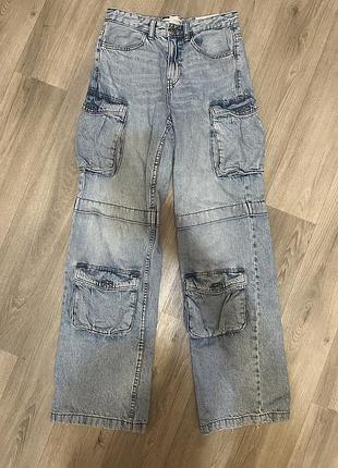 Джинси baggy bershka