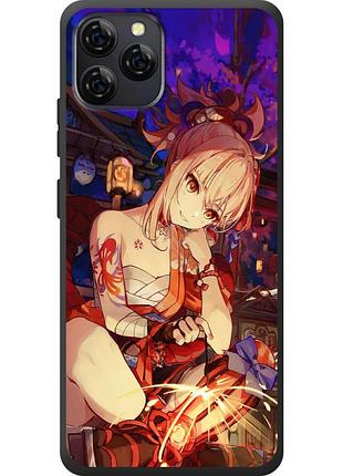 Чохол силіконовий з картинкою на blackview a95 (аніме, anime)