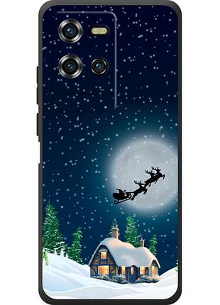 Чохол силіконовий з картинкою на oukitel wp50 (новорічний)