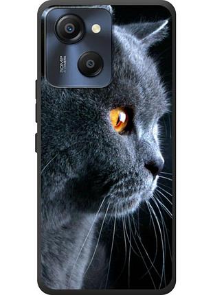 Чехол силиконовый с картинкой на blackview oscal modern 8 (британский кот)