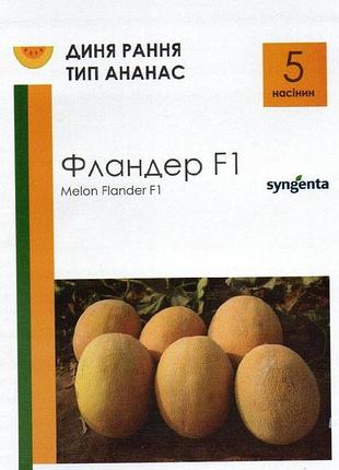 Дыня фландер f1 5 семян агростадион