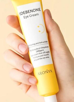 Крем для кожи вокруг глаз mediflower aronyx idebenone eye cream