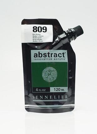 Акрилова фарба sennelier abstract, 120 мл, зелений хукера (hooker`s green)