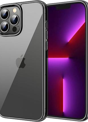 Чохол і скло сумісне з iphone 13 pro чорний jetech уцінка