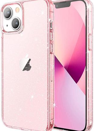 Чехол cоместный с iphone 13 pro розовый jetech уценка