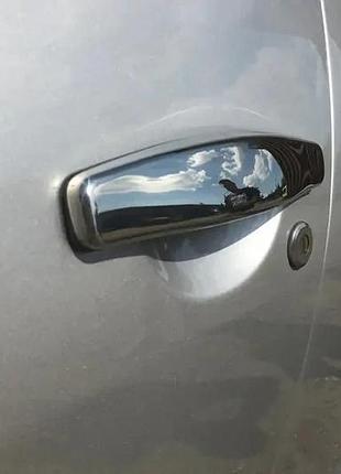 Renault symbol 2008-2013 гг. накладки на ручки (4 шт., нерж.)