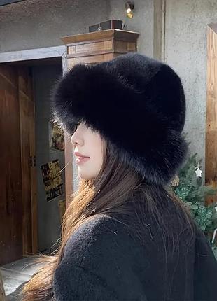 Женская зимняя шапка/монгольская шапка