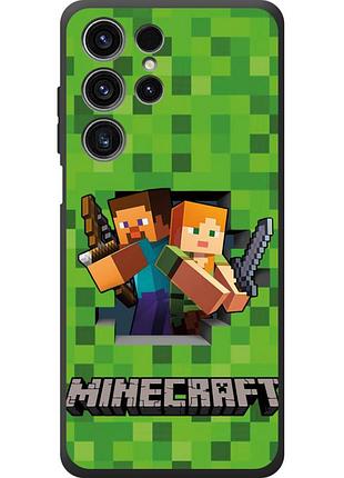 Чохол силіконовий з картинкою на oukitel c1 (майнкрафт, minecraft)
