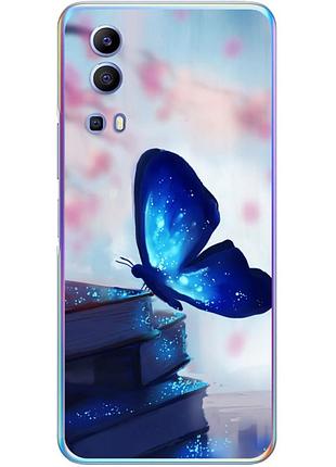 Чохол силіконовий з картинкою на vivo y72 5g (метелик)