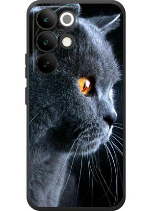 Чехол силиконовый с картинкой на realme c85 pro (британский кот)