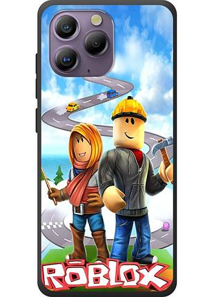 Чохол силіконовий з картинкою на blackview a96 (роблокс, roblox)