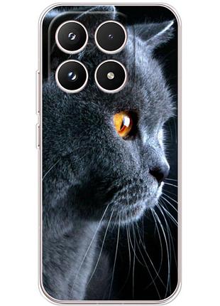 Чехол силиконовый с картинкой на xiaomi 17 (британский кот)
