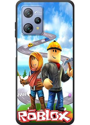 Чехол силиконовый с картинкой на blackview a53 pro (роблокс, roblox)