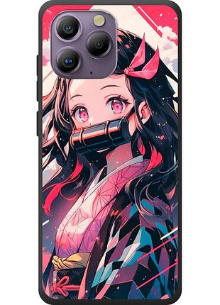 Чохол силіконовий з картинкою на blackview a96 (аніме, anime)