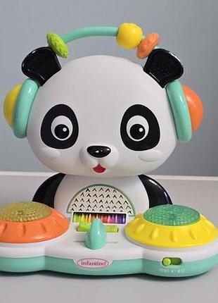 Музыкальная игрушка диджей панда infantino