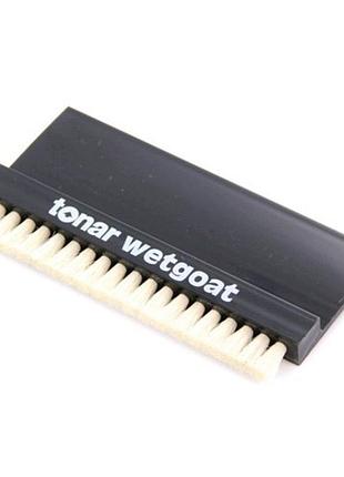 Щітка для очищення вінілових пластин tonar natural goat hair wet brush