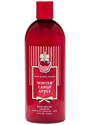 Шампунь bath & body works winter candy apple shampoo 473 мл
