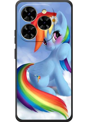 Чехол силиконовый с картинкой на blackview shark 9 (литл пони, my little pony)