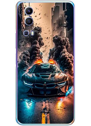Чохол силіконовий з картинкою на vivo y72 5g (машина bmw i8)