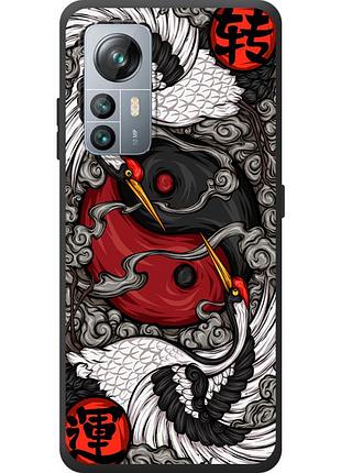 Чехол силиконовый с картинкой на blackview a85 (знак инь янь)