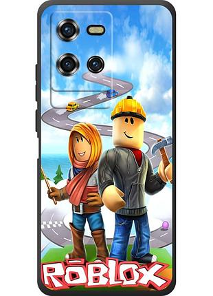 Чехол силиконовый с картинкой на oukitel wp50 (роблокс, roblox)