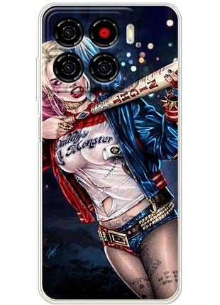 Чохол силіконовий з картинкою на zte blade a56 (харли квинн, harley quinn)