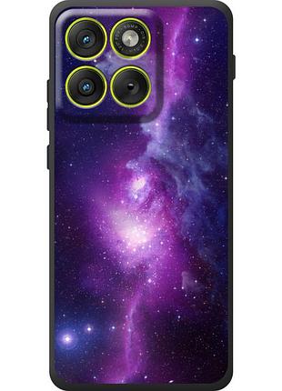 Чехол силиконовый с картинкой на motorola edge 70 (космос)