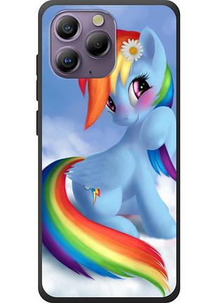 Чехол силиконовый с картинкой на blackview a96 (литл пони, my little pony)