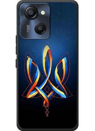 Чохол силіконовий з картинкою на blackview oscal modern 8 (патріотичний, герб україни)