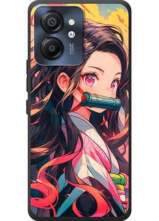 Чехол силиконовый с картинкой на blackview color 8 (аниме, anime)