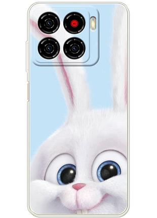Чохол силіконовий з картинкою на zte blade a56 (кролик сніжок)