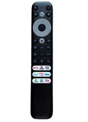 Пульт для телевизора tcl с голосовым управлением huayu bt-tc02 bluetooth (замена rc802v, rc902v, rc802n)