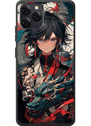 Чохол силіконовий з картинкою на blackview a95 (аніме, anime)