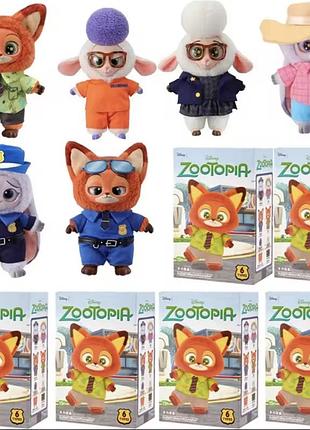 Zootopia герої-сюрприз м'яка іграшка-брелок у коробці звіконполіс