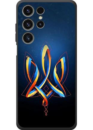 Чехол силиконовый с картинкой на oukitel c1 pro (патриотический, герб украины)