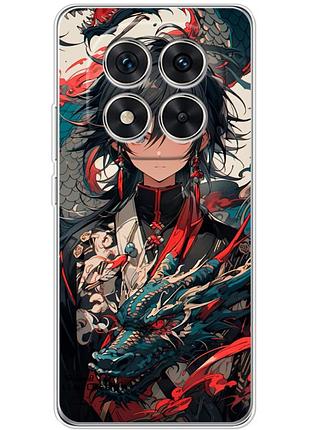 Чехол силиконовый с картинкой на xiaomi redmi note 15 pro plus (аниме, anime)