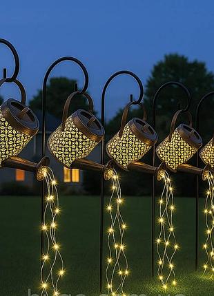 5шт садовий світильник із сонячною панеллю, 80 см, fairy lamp / садовий ліхтар / вуличний світильник