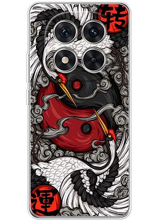 Чехол силиконовый с картинкой на xiaomi redmi note 15 pro plus (знак инь янь)