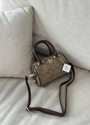 Жіноча сумка coach у кольорах, сумка коач, сумочка coach, крос-боді, сумка через плече, крос-боді