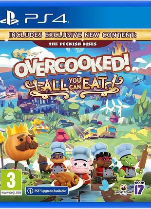 Overcooked! all you can eat, русская версия,новая, playstation 4,5 (ps4,5) пс4,5