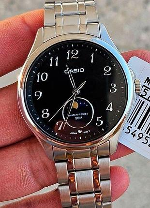 Годинник чоловічий casio mtp-m110d-1a moon phase