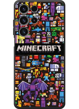 Чехол силиконовый с картинкой на oukitel c1 pro (майнкрафт, minecraft)