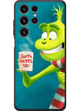 Чехол силиконовый с картинкой на oukitel c1 pro (новогодний, гринч)